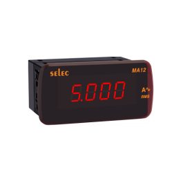 MA12-LED Ammeter, 1Ø, 48X96mm