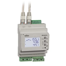 MRJ4M-SL-Dual Channel, Rail mount Multifunction Meter