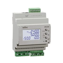 MRJ4M-Single Channel, Rail Mount Multifunction Meter